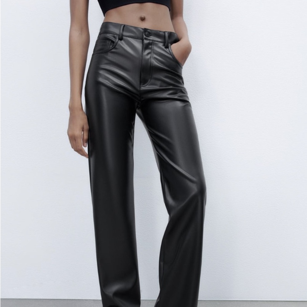 Zara Leather Pants